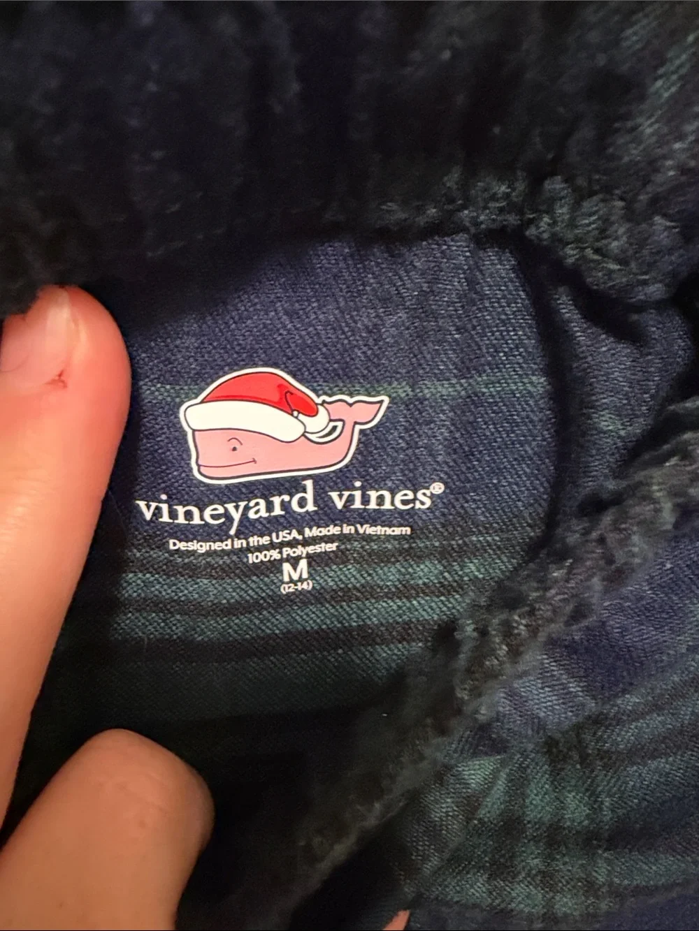 Vineyard Vines cozy plaid